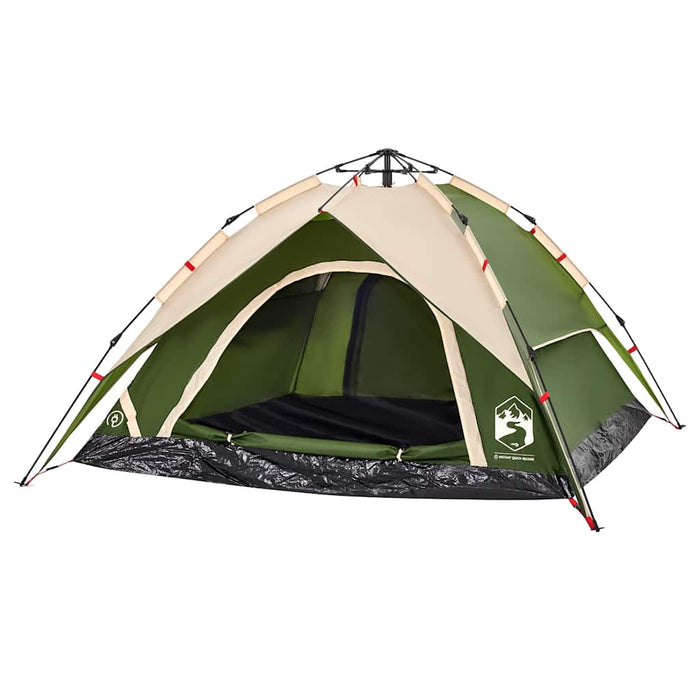 Cort de camping cupolă 4 persoane, setare rapidă, verde WALTI