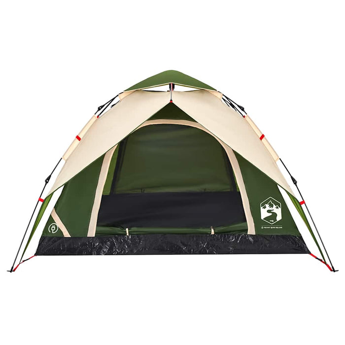 Cort de camping cupolă 4 persoane, setare rapidă, verde WALTI