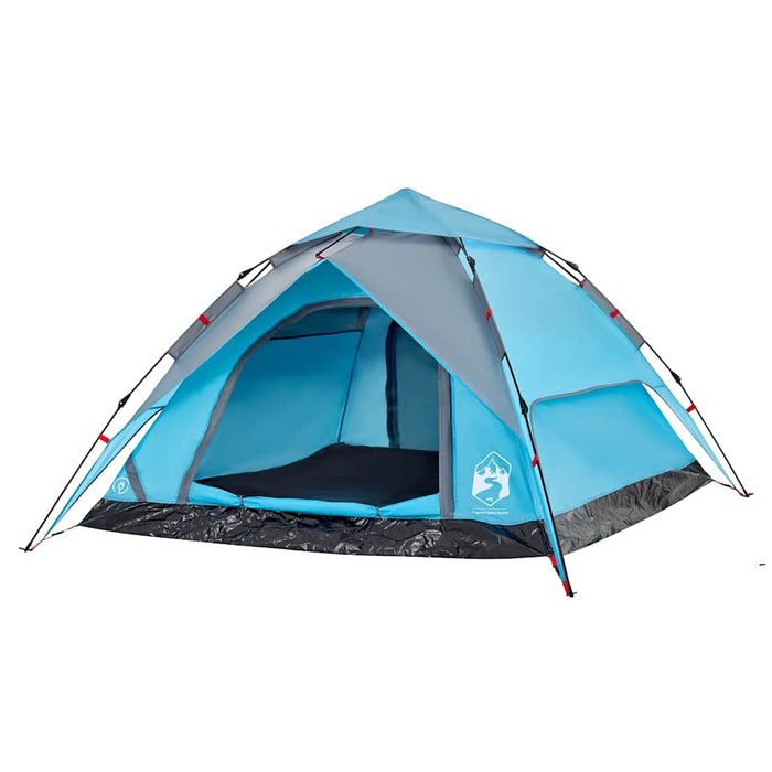 Cort de camping cupolă 4 persoane, setare rapidă, albastru - WALTI WALTI