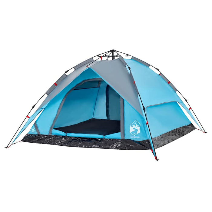 Cort de camping cupolă 4 persoane, setare rapidă, albastru - WALTI WALTI