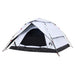 Cort de camping 4 persoane, alb opac, setare rapidă, țesătură - WALTI WALTI