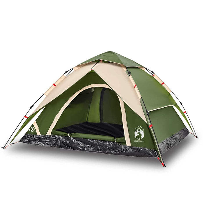 Cort de camping cupolă 5 persoane, setare rapidă, verde - WALTI WALTI