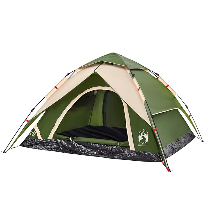 Cort de camping cupolă 5 persoane, setare rapidă, verde - WALTI WALTI