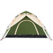 Cort de camping cupolă 5 persoane, setare rapidă, verde - WALTI WALTI