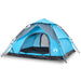 Cort de camping cupolă 5 persoane, setare rapidă, albastru - WALTI WALTI