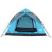 Cort de camping cupolă 5 persoane, setare rapidă, albastru - WALTI WALTI