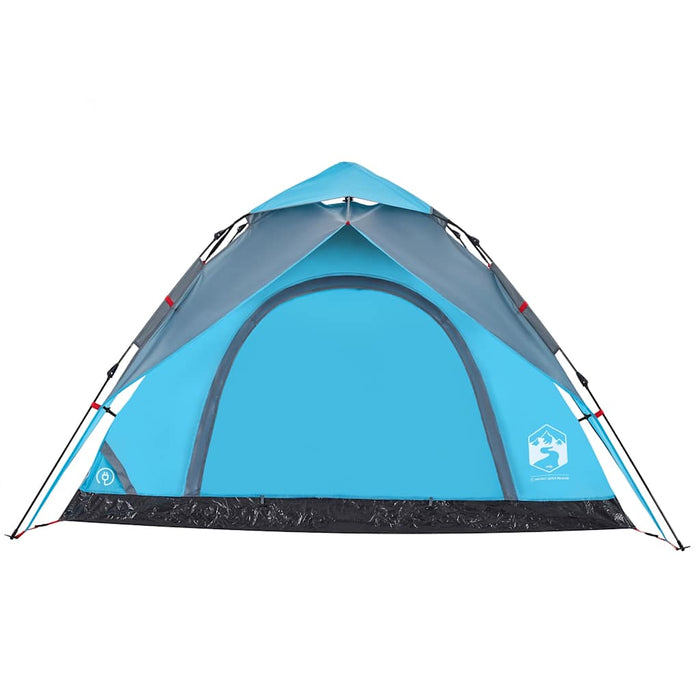 Cort de camping cupolă 5 persoane, setare rapidă, albastru - WALTI WALTI