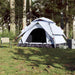 Cort de camping 5 persoane, alb opac, setare rapidă, țesătură - WALTI WALTI
