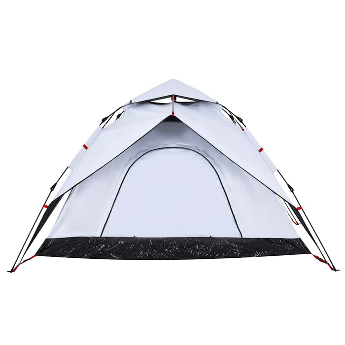 Cort de camping 5 persoane, alb opac, setare rapidă, țesătură - WALTI WALTI