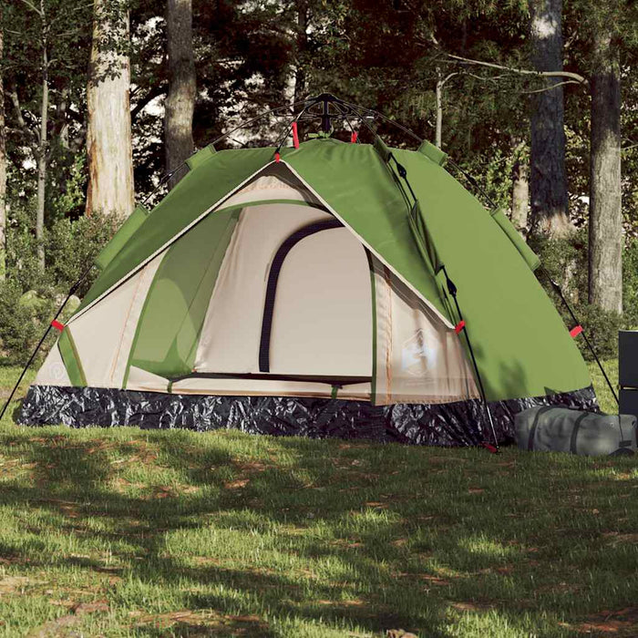 Cort de camping cupolă 2 persoane, setare rapidă, verde - WALTI WALTI