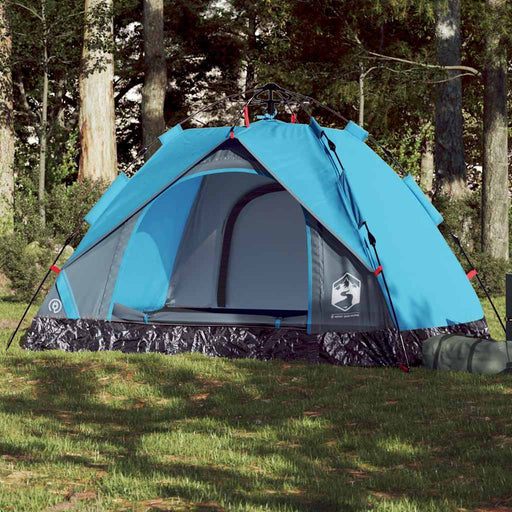 Cort de camping cupolă 2 persoane, setare rapidă, albastru - WALTI WALTI