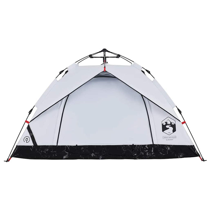 Cort de camping 2 persoane, alb opac, setare rapidă, țesătură - WALTI WALTI