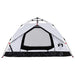 Cort de camping 2 persoane, alb opac, setare rapidă, țesătură - WALTI WALTI