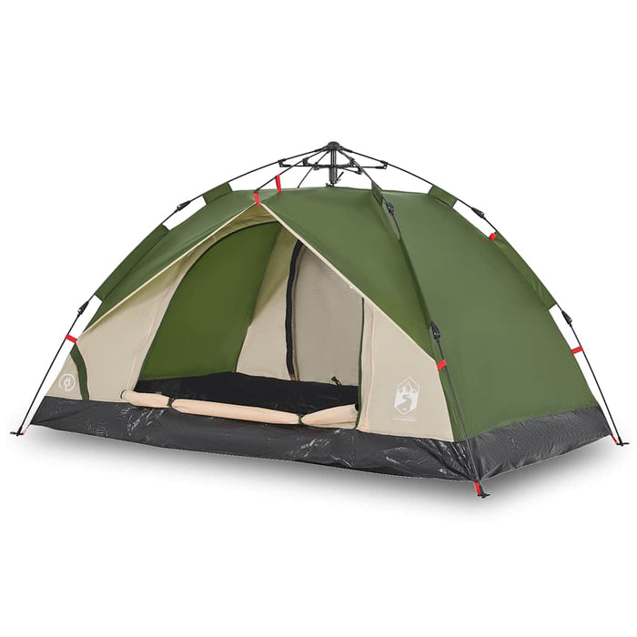 Cort de camping cupolă 3 persoane, setare rapidă, verde - WALTI WALTI