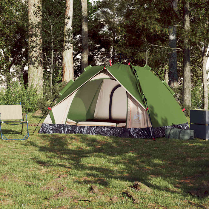 Cort de camping cupolă 3 persoane, setare rapidă, verde - WALTI WALTI