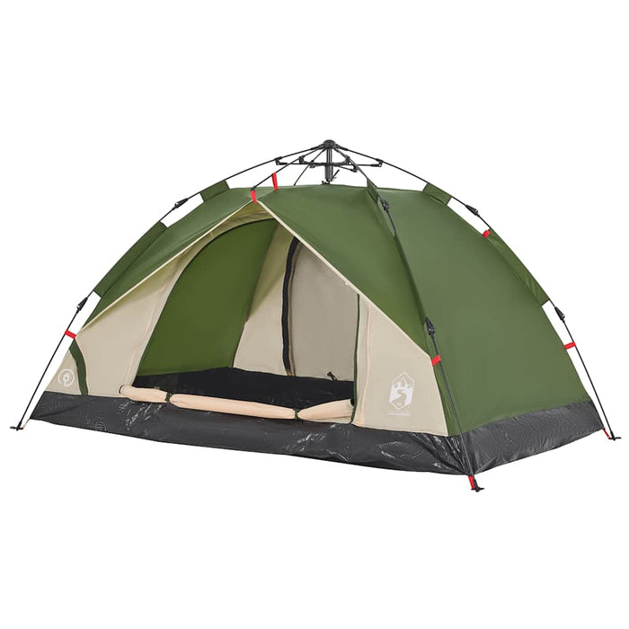 Cort de camping cupolă 3 persoane, setare rapidă, verde - WALTI WALTI