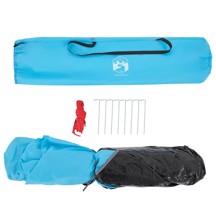 Cort de camping cupolă 3 persoane, setare rapidă, albastru - WALTI WALTI