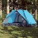 Cort de camping cupolă 3 persoane, setare rapidă, albastru - WALTI WALTI