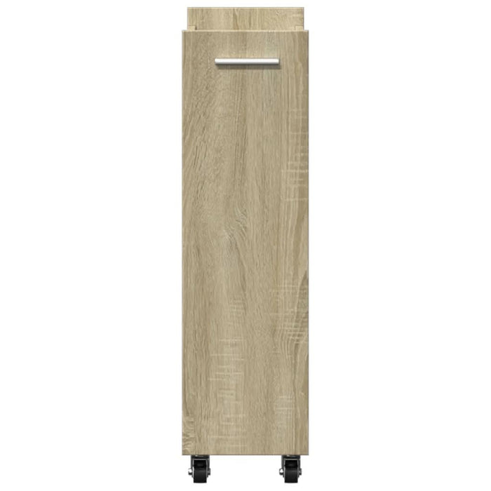 Dulap cu roți, stejar sonoma, 60x22x79 cm, lemn prelucrat - WALTI WALTI