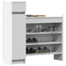 Pantofar, alb, 100,5x28x100 cm, lemn prelucrat - WALTI WALTI