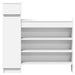 Pantofar, alb, 100,5x28x100 cm, lemn prelucrat - WALTI WALTI