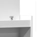 Pantofar, alb, 100,5x28x100 cm, lemn prelucrat - WALTI WALTI