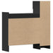 Pantofar, negru, 100,5x28x100 cm, lemn prelucrat - WALTI WALTI