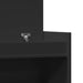 Pantofar, negru, 100,5x28x100 cm, lemn prelucrat - WALTI WALTI