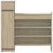 Dulap de pantofi stejar Sonoma 100,5x28x100 cm lemn prelucrat - WALTI WALTI