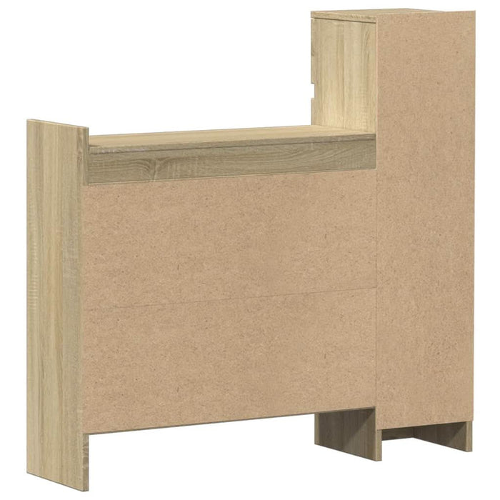 Dulap de pantofi stejar Sonoma 100,5x28x100 cm lemn prelucrat - WALTI WALTI