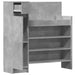 Pantofar, gri beton, 100,5x28x100 cm, lemn prelucrat - WALTI WALTI