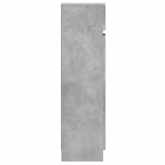 Pantofar, gri beton, 100,5x28x100 cm, lemn prelucrat - WALTI WALTI