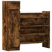 Pantofar, stejar afumat, 100,5x28x100 cm, lemn compozit - WALTI WALTI