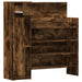 Pantofar, stejar afumat, 100,5x28x100 cm, lemn compozit - WALTI WALTI
