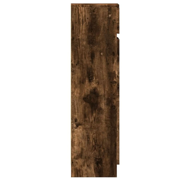 Pantofar, stejar afumat, 100,5x28x100 cm, lemn compozit - WALTI WALTI