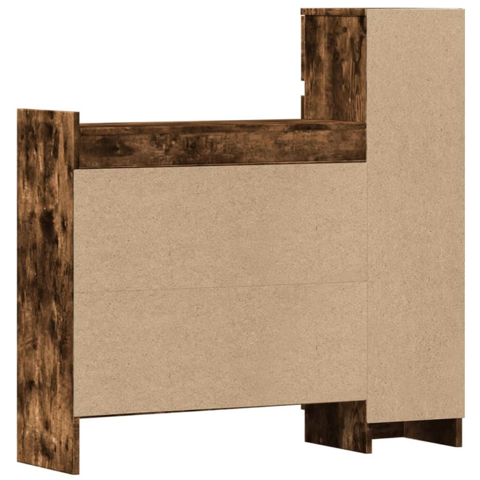 Pantofar, stejar afumat, 100,5x28x100 cm, lemn compozit - WALTI WALTI