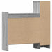 Pantofar, gri sonoma, 100,5x28x100 cm, lemn compozit - WALTI WALTI