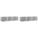 Dulapuri perete, 2 buc., gri beton 75x18x16,5 cm lemn prelucrat - WALTI WALTI