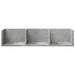Dulapuri perete, 2 buc., gri beton 75x18x16,5 cm lemn prelucrat - WALTI WALTI
