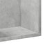 Dulapuri perete, 2 buc., gri beton 75x18x16,5 cm lemn prelucrat - WALTI WALTI