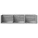 Dulapuri perete 2 buc., gri sonoma 75x18x16,5 cm lemn prelucrat - WALTI WALTI