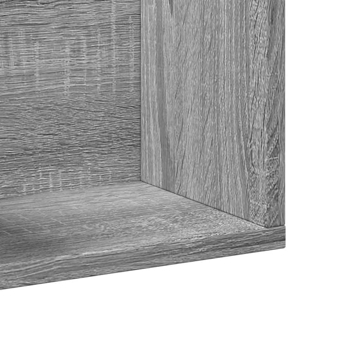 Dulapuri perete 2 buc., gri sonoma 75x18x16,5 cm lemn prelucrat - WALTI WALTI