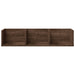 Dulapuri perete 2 buc. stejar maro 75x18x16,5 cm lemn prelucrat - WALTI WALTI