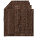 Dulapuri perete 2 buc. stejar maro 75x18x16,5 cm lemn prelucrat - WALTI WALTI
