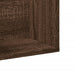 Dulapuri perete 2 buc. stejar maro 75x18x16,5 cm lemn prelucrat - WALTI WALTI