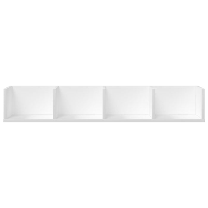 Dulapuri de perete, 2 buc., alb, 99x18x16,5 cm, lemn compozit WALTI