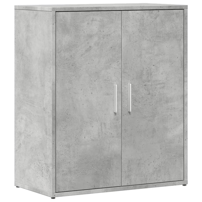 Dulap, gri beton, 60x31x70 cm, lemn prelucrat - WALTI WALTI
