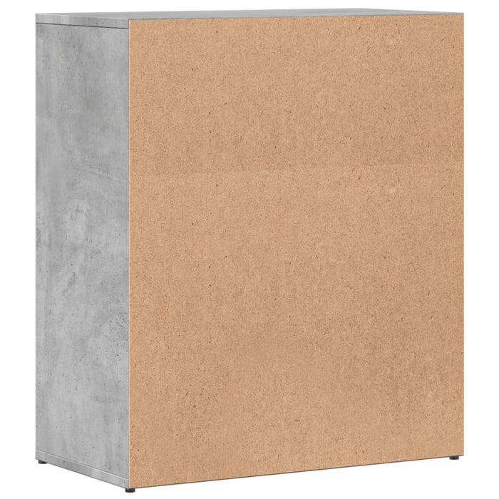 Dulap, gri beton, 60x31x70 cm, lemn prelucrat - WALTI WALTI