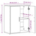 Dulap, gri sonoma, 60x31x70 cm, lemn prelucrat - WALTI WALTI