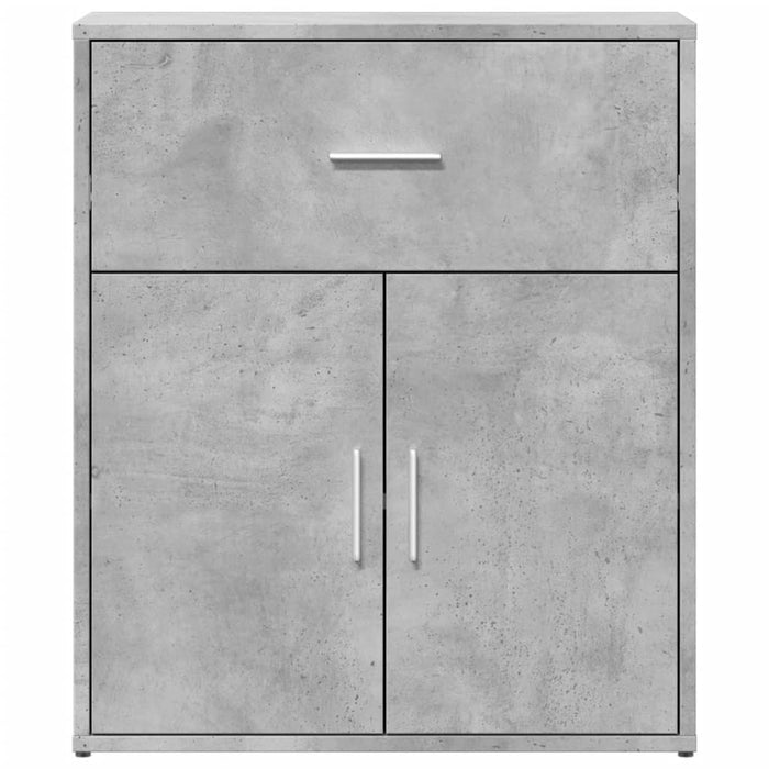 Dulap, gri beton, 60x31x70 cm, lemn prelucrat WALTI
